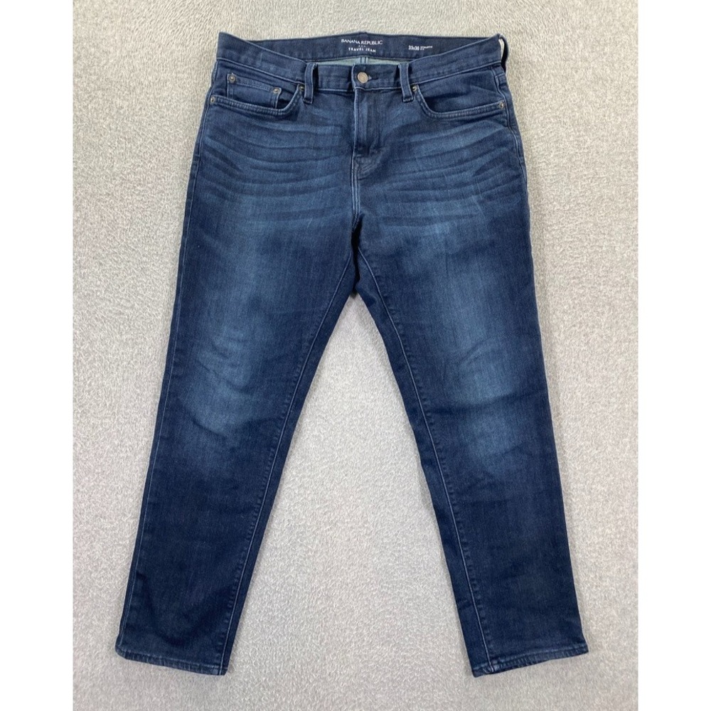 Banana Republic Traveler Jeans Mens 33x30 (Fits 34x27) Athletic Fit‎ Stretch